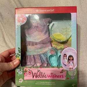 New American Girl Wellie Wishers Mermaid Outfit